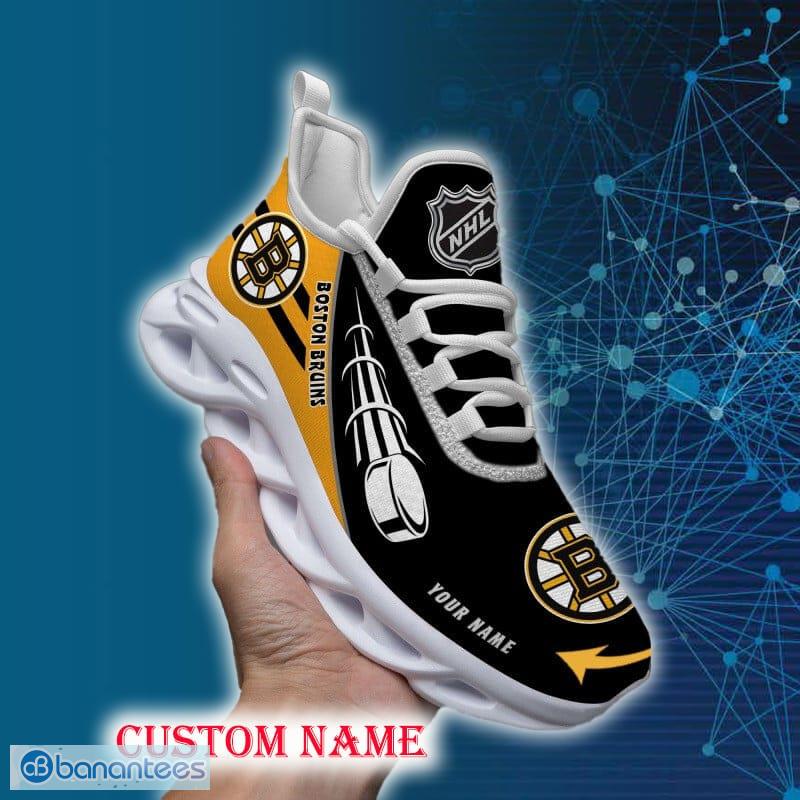 Boston Bruins Sports Shoes Custom Name Fans Gift Max Soul Sneakers New Ideas - Boston Bruins Chunky Sneakers Personalized_1