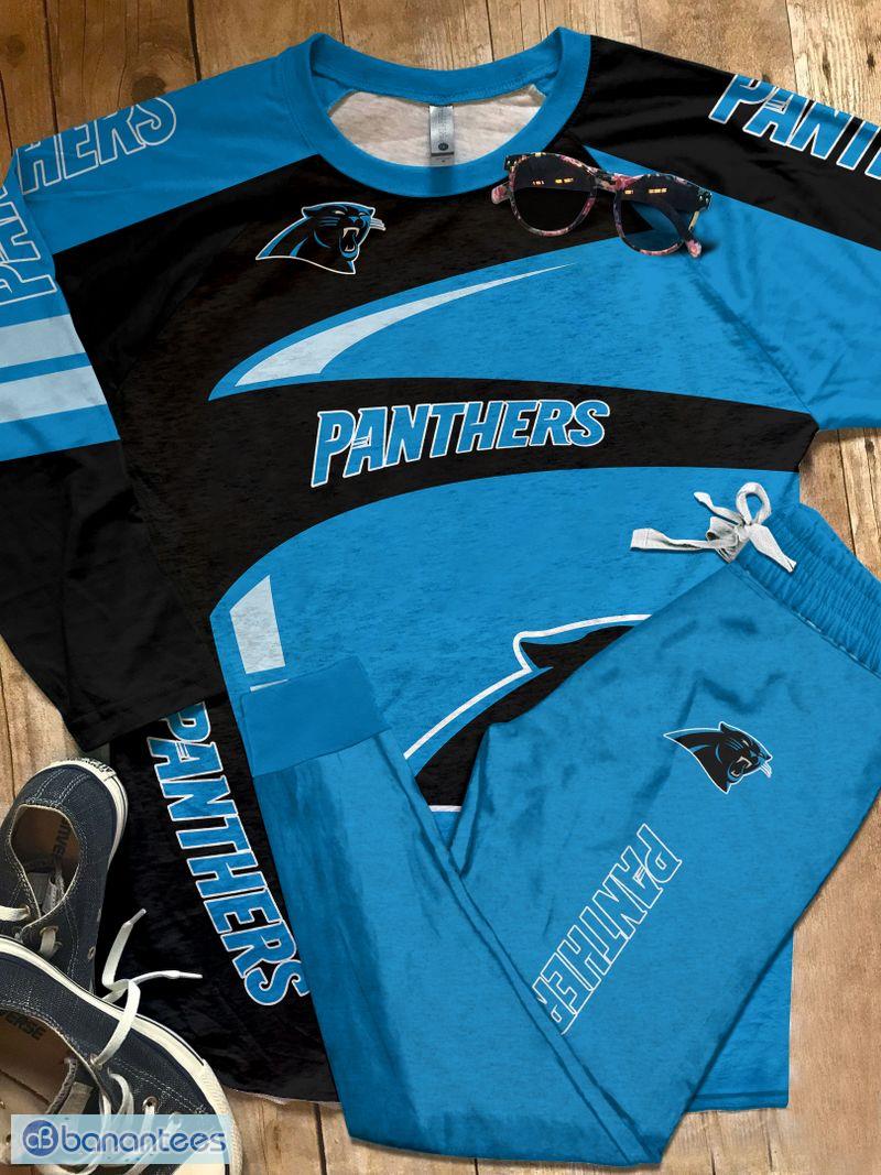 carolina panthers pajamas set plus sizes logo fans gift familys holidays christmas 1 image Carolina Panthers Pajamas Set Plus Sizes Logo Fans Gift Familys Holidays Christmas - Carolina Panthers Pajamas Set_2