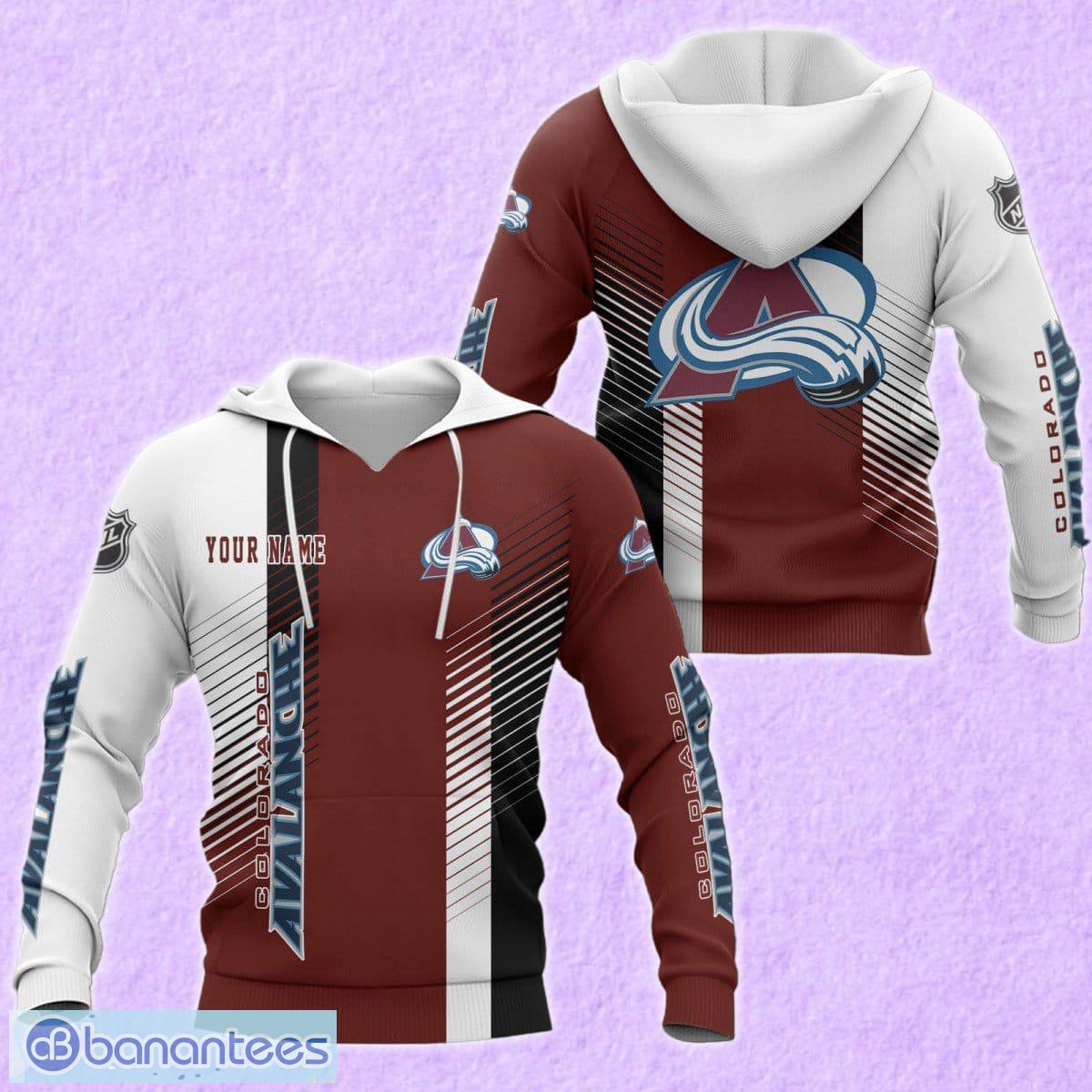 Colorado Avalanche Custom Name 3D Hoodie Best Gift For Men And