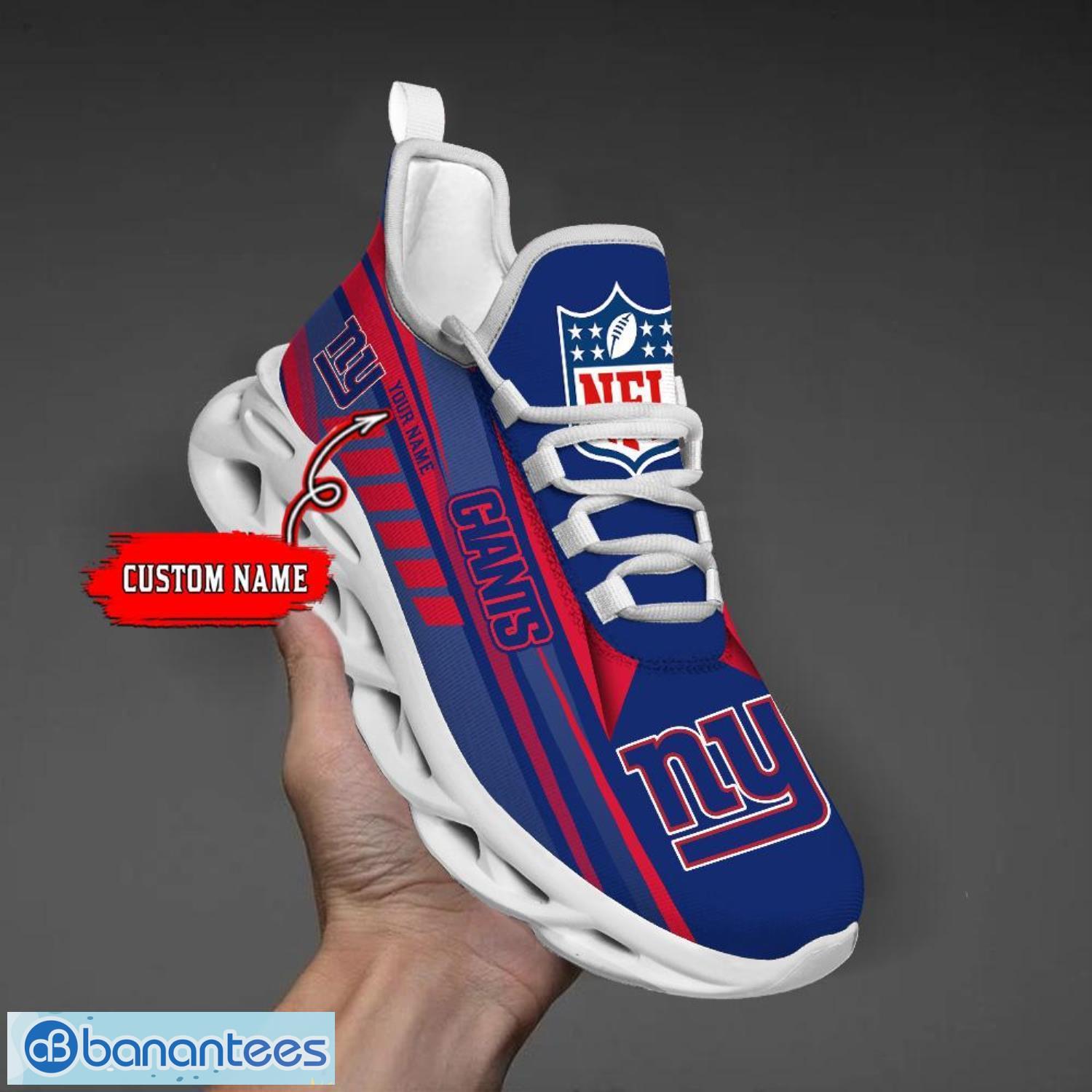 Custom Name For Fans New York Giants Personalized Max Soul Shoes NFL Team Shoes Product Photo 1