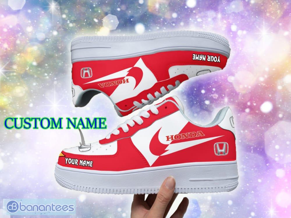 Custom Name Honda Logo Car Air Force 1 Shoes Gift Fans Sneakers - Custom Name Honda Logo Car Air Force 1 Shoes Gift Fans Sneakers