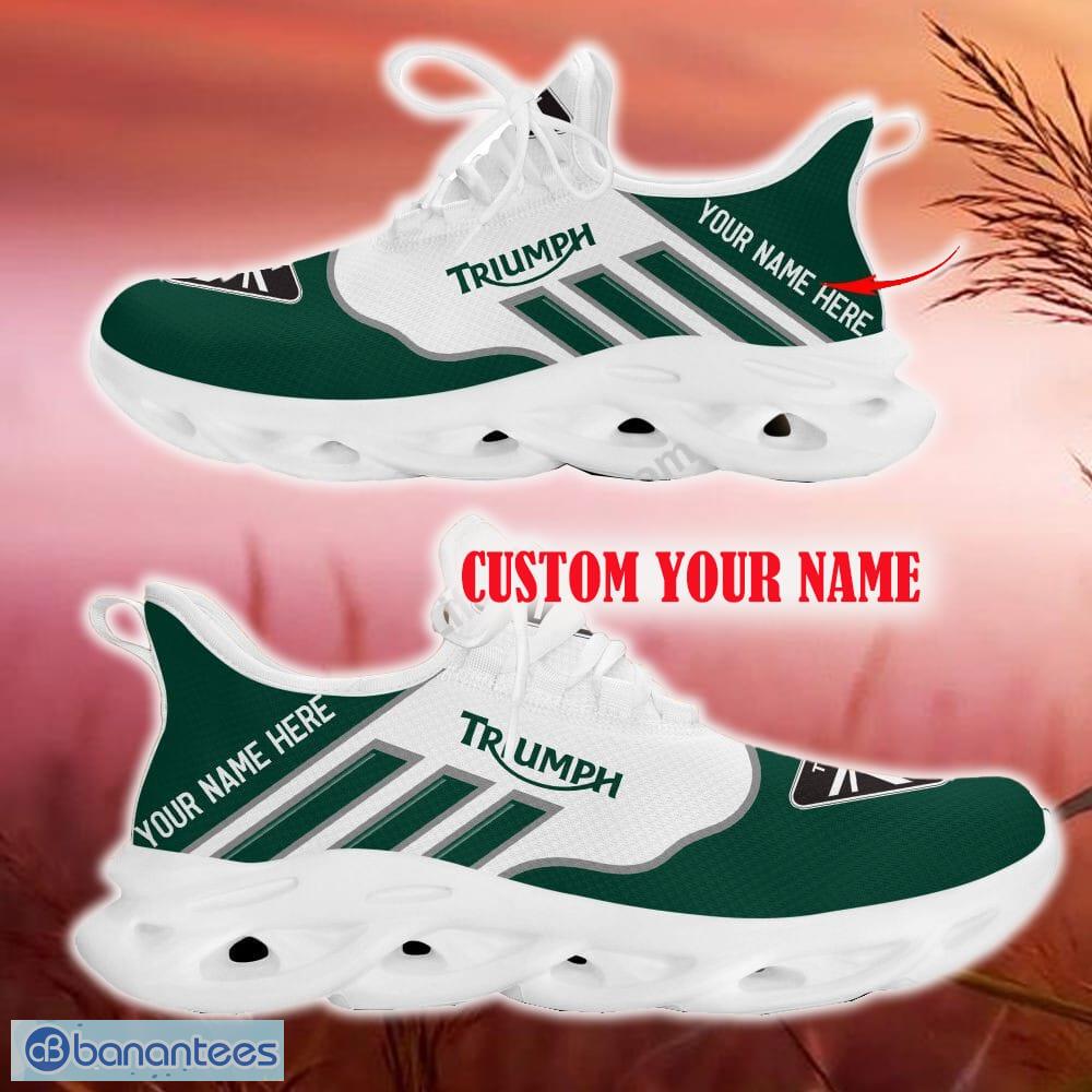 Custom Name Triumph Green Car Logo Max Soul Sneakers For Fans Team Running Shoes Gift Men And Women - Triumph Max Soul Shoes New Car_16