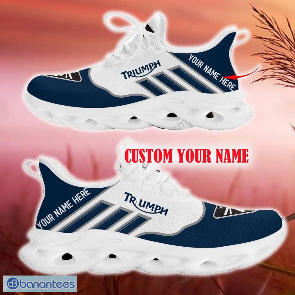 Custom Name Triumph Navy Car Logo Max Soul Sneakers For Fans Team Running Shoes Gift Men And Women - Triumph Max Soul Shoes New Car_12