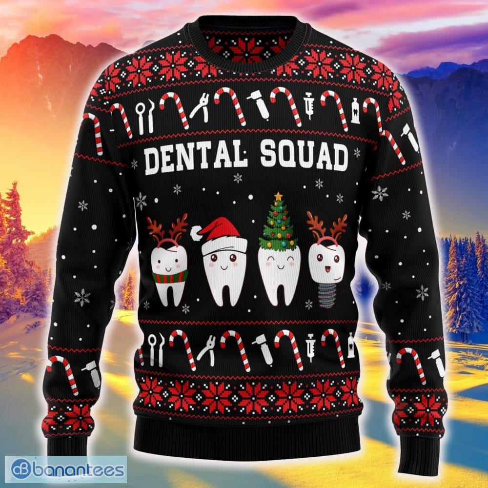 Dental Squad Ugly Christmas Sweater For Fans Gift Holidays Men And