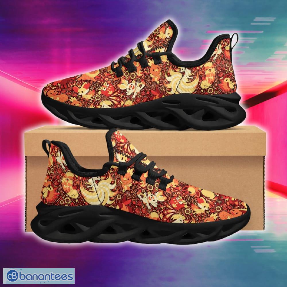 eevee pokemon floral sneakersrunning sneakers design max soul sports shoes image Eevee Pokemon Floral SneakersRunning Sneakers Design Max Soul Sports Shoes - Eevee Pokemon Floral SneakersChunky Shoes New_2
