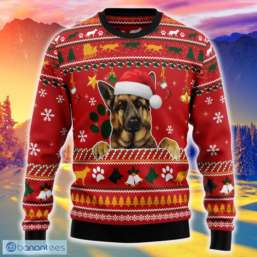 German shepherd ugly outlet christmas sweater