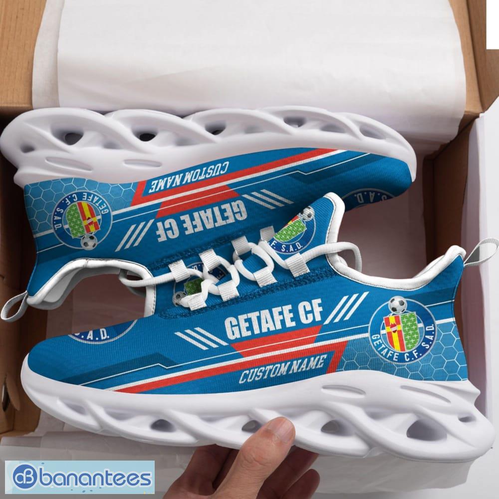 Getafe Logo Custom Name Pattern 3D Max Soul Sneakers Fans Gift Sports Shoes - Getafe Logo Custom Name Pattern 3D Max Soul Sneaker Shoes_1