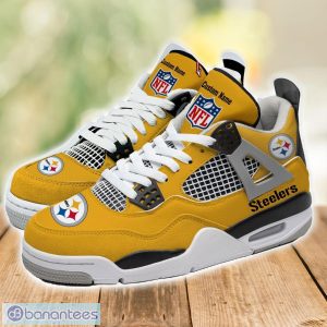 Pittsburgh Steelers Custom Name Personalized Air Jordan Sneakers Shoes Men And Women Sport Shoes Sport Team Shoes Product Photo 1