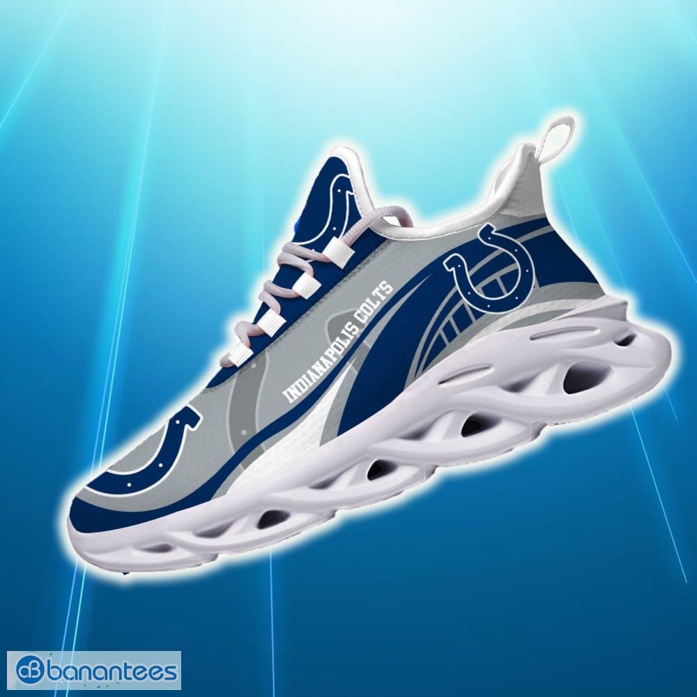 Indianapolis Colts Impression Max Soul Sneakers New Trending For Fans Gift Chunky Shoes - Indianapolis Colts Sneakers Max Soul Trending Summer_1