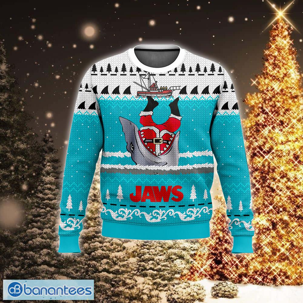 Jaws ugly clearance christmas sweater