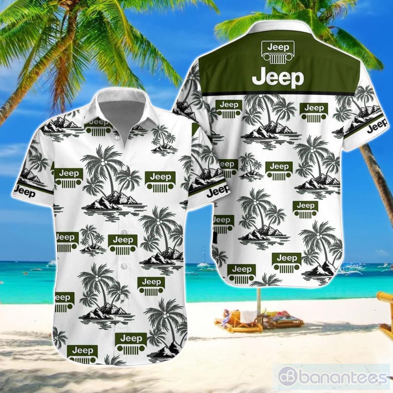 jeep hawaiian shirt and short for men women image Jeep Hawaiian Shirt And Short For Men Women Product Photo 1