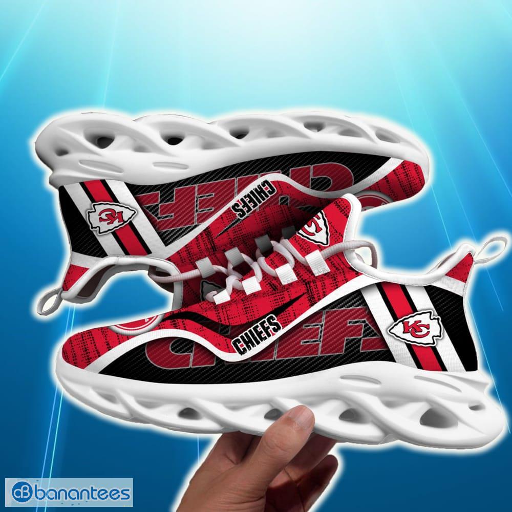 Kansas City Chiefs Modern Max Soul Sneakers New Trending For Fans Gift Chunky Shoes - Kansas City Chiefs Max Soul Shoes New Arrivals Best Gift Ever_1