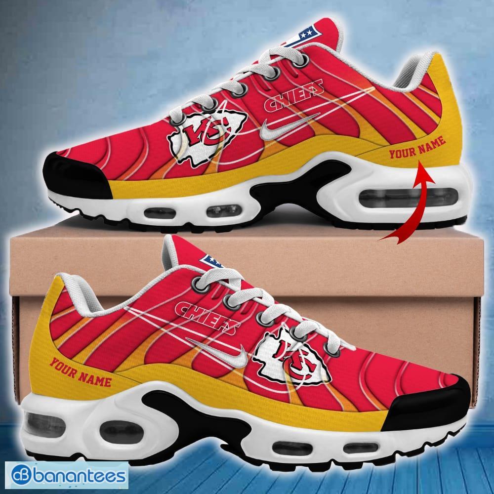 kansas city chiefs nfl custom name air cushion sports shoes effortless for men women fans gift sneakers 1 image Kansas City Chiefs NFL Custom Name Air Cushion Sports Shoes Effortless For Men Women Fans Gift Sneakers - Kansas City Chiefs NFL Air Cushion Sports Shoes Photo 2