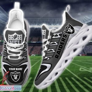 Las Vegas Raiders Max Soul Shoes Expressive Gift For Men And Women Chunky Sneakers Custom Name - Las Vegas Raiders M9 Personalized Max Soul shoes_2