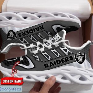 Las Vegas Raiders Max Soul Shoes Expressive Gift For Men And Women Chunky Sneakers Custom Name - Las Vegas Raiders M9 Personalized Max Soul shoes_3