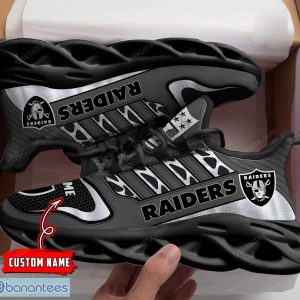 Las Vegas Raiders Max Soul Shoes Expressive Gift For Men And Women Chunky Sneakers Custom Name - Las Vegas Raiders M9 Personalized Max Soul shoes_1