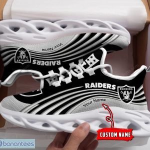 Las Vegas Raiders Max Soul Shoes Influence Gift For Men And Women Chunky Sneakers Custom Name - Las Vegas Raiders M10 Personalized Max Soul shoes_2