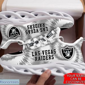 Las Vegas Raiders Max Soul Shoes Sleek Gift For Men And Women Chunky Sneakers Custom Name - MHS2110150305 Las Vegas Raiders Personalized Max Soul shoes_6