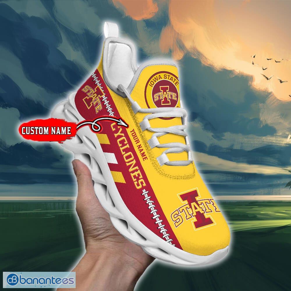 NCAA Iowa State Cyclones Max Soul Shoes Design For Fans Running Sneakers Custom Name - NCAA Iowa State Cyclones Max Soul Shoes_1