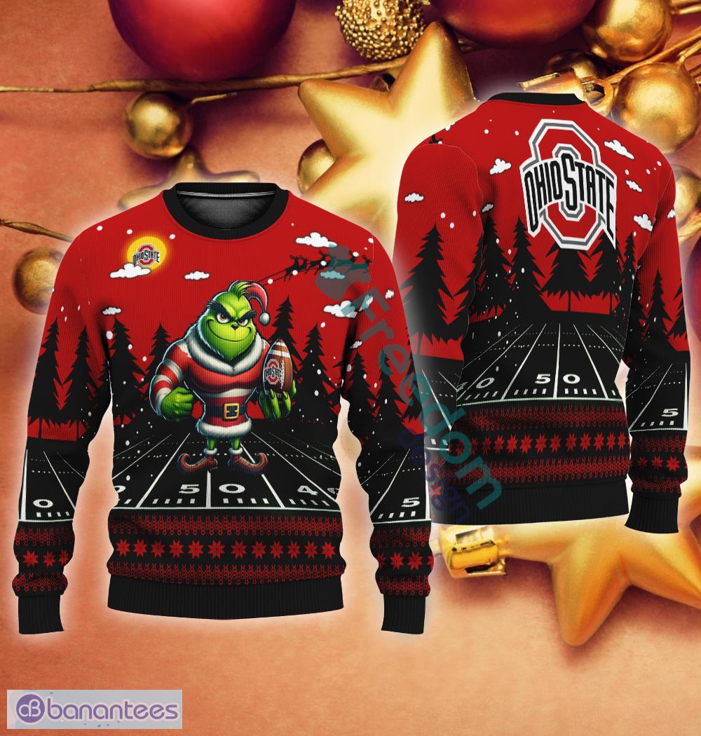 Ohio State Buckeyes Baby Groot And Grinch Best Friends Football