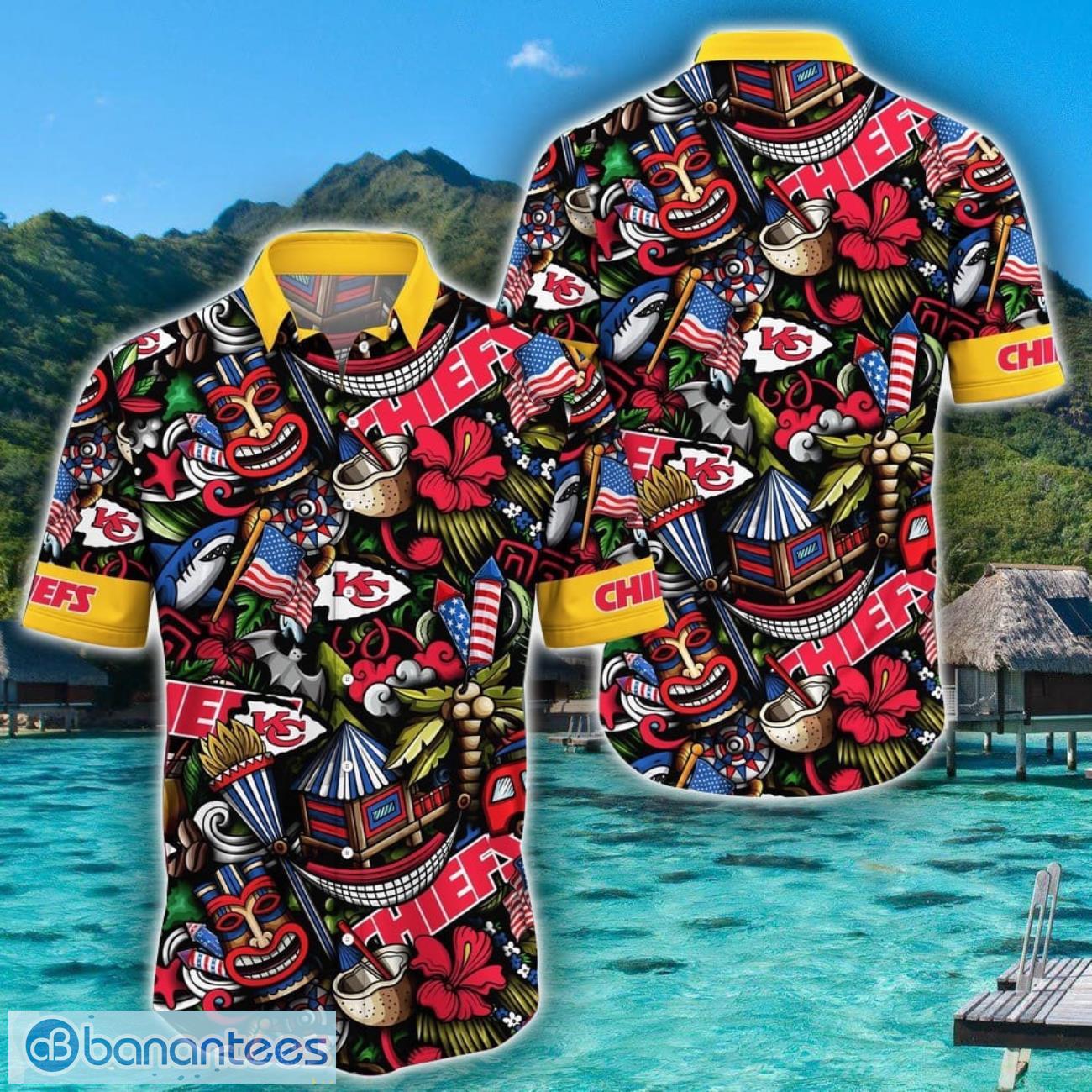 Kc chiefs clearance hawaiian shirt