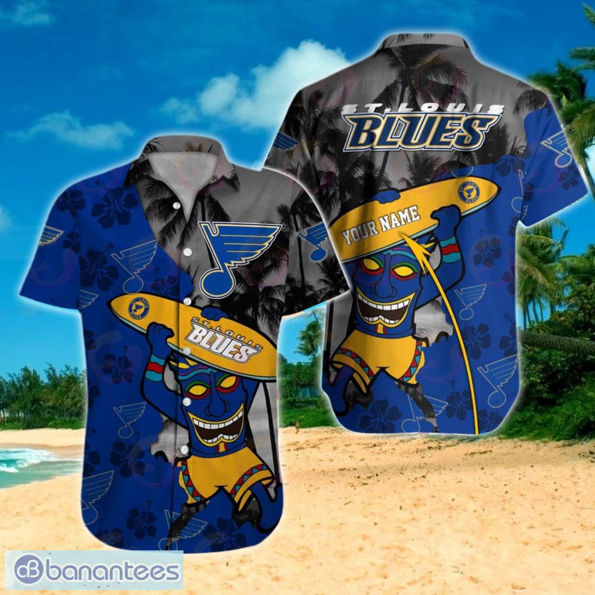 NHL St. Louis Blues Special Native Hawaiian Shirt Impressive Gift Product Photo 1