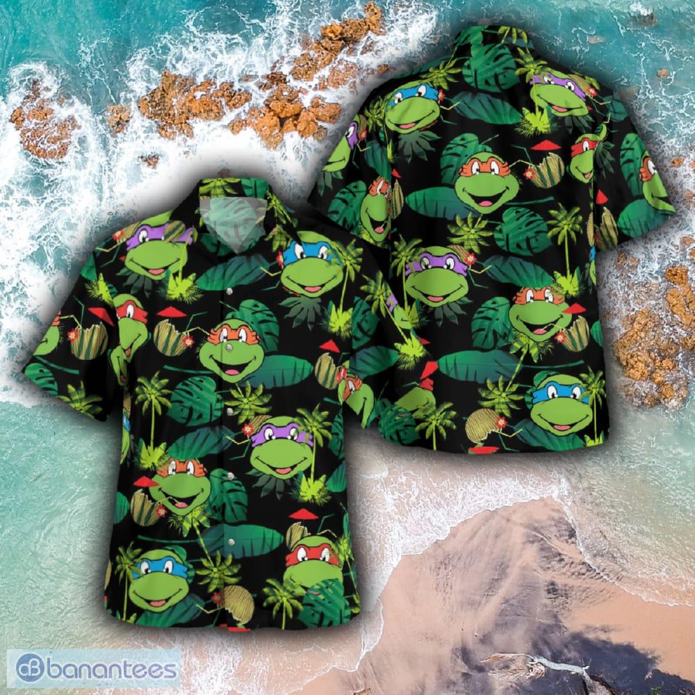 Ninja Turtle Shirt Ninja Turtle Hawaiian Shirt Ninja Turtle Button