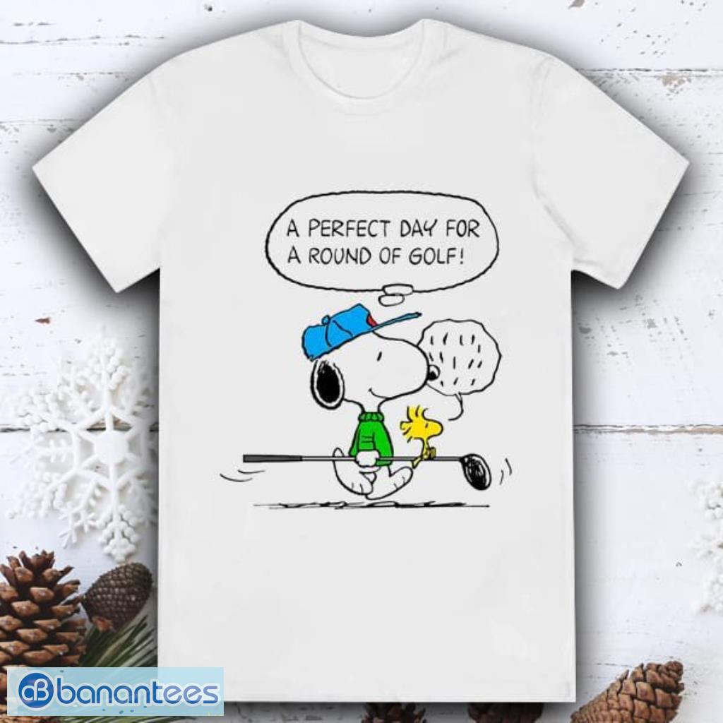 snoopy golf shirt