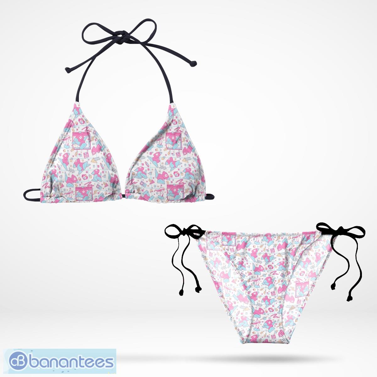 Pink Pokemon String Bikini Gift Women Beach Summer - Banantees