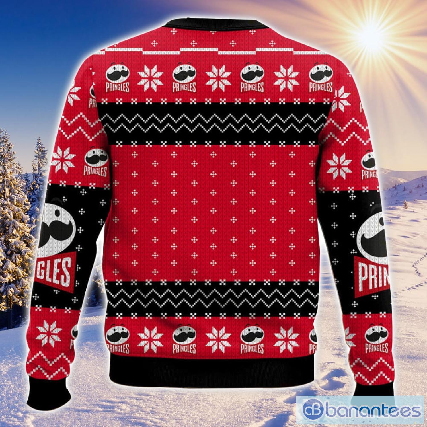 pringles snack brand ugly christmas sweater 2023 limited sweater 1 image Pringles Snack Brand Ugly Christmas Sweater 2023 Limited Sweater Product Photo 2