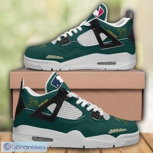Oakland Athletics Custom Name Personalized Air Jordan Sneakers Shoes Men And Women Sport Shoes MLB For Fans Product Photo 2