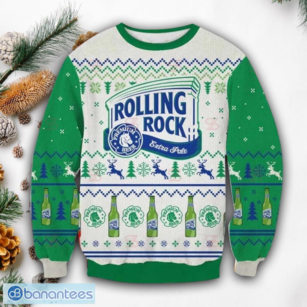 Rolling Rock Extra Pale Beer Christmas Ugly Sweater 3D Printed