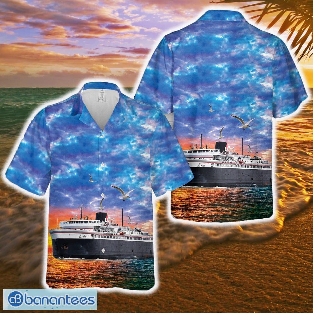 ss badger hawaiian shirt for men and women gift aloha beach image SS Badger Hawaiian Shirt For Men And Women Gift Aloha Beach - SS Badger Hawaiian Shirt For Men And Women Gift Aloha Beach