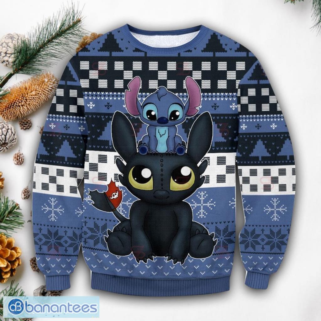 RARE Mini LEGO Stitch Angel with Ugly Christmas Sweater Disney FE Gift  Disneyland Disneyworld Legoland Holiday Lilo Santa