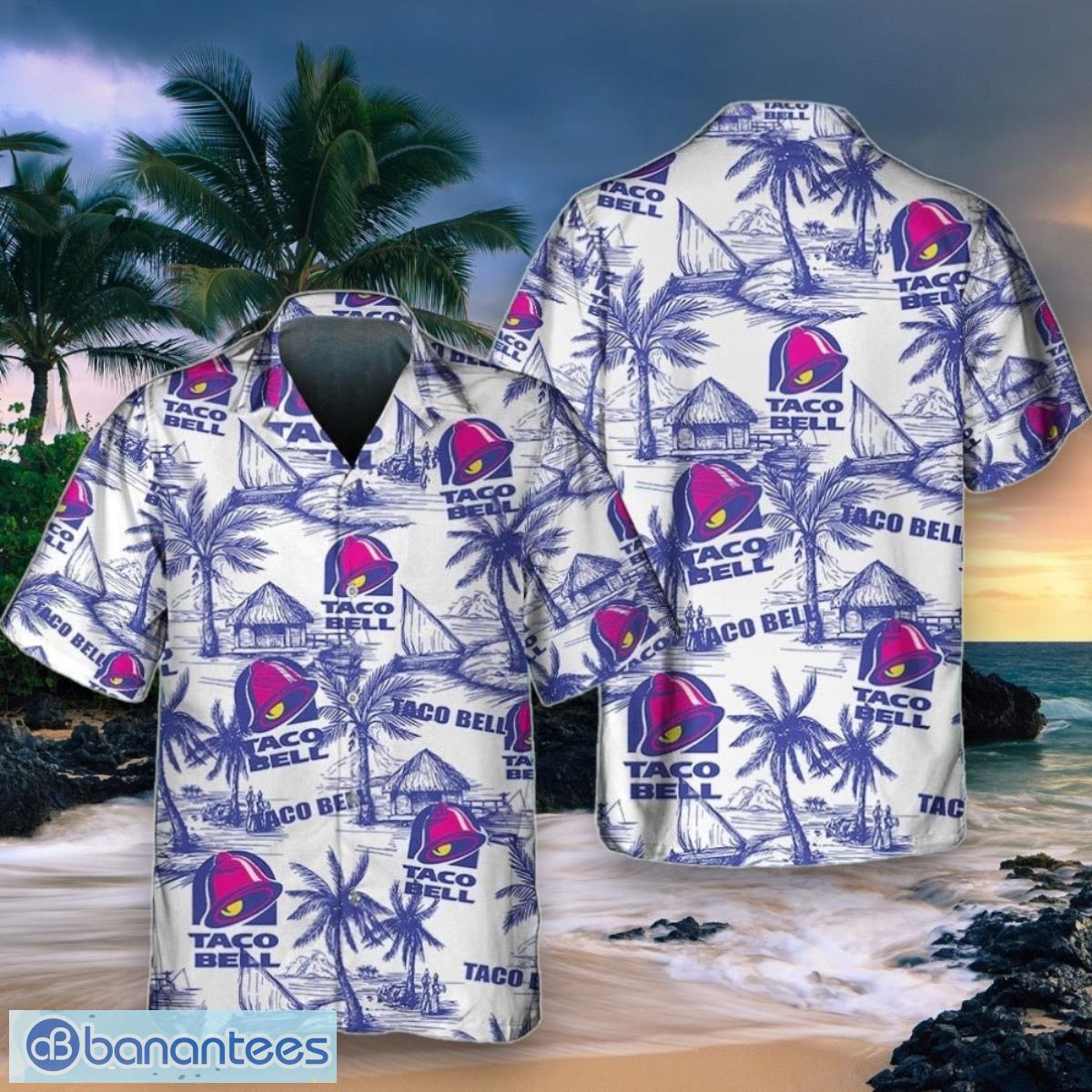 taco bell food shirt tropical flower aloha hawaiian shirt best for men women image Taco Bell Food Shirt Tropical Flower Aloha Hawaiian Shirt Best For Men Women Product Photo 1