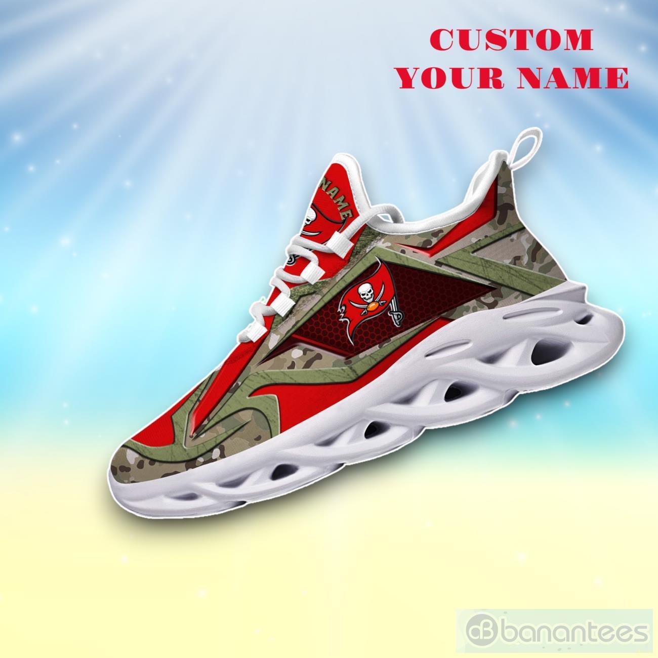 Tampa Bay Buccaneers Camouflage C Max Soul Shoes Custom Name Exclusive Sneakers For Fans Product Photo 1