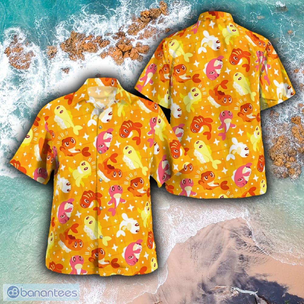 Pokemon Blue Color 3D Pikachu Lover Hawaiian Shirt And Shorts Summer  Vacation Gift