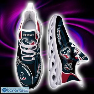Houston Texans Sport Sneakers Personalized Name Max Soul Shoes Product Photo 1