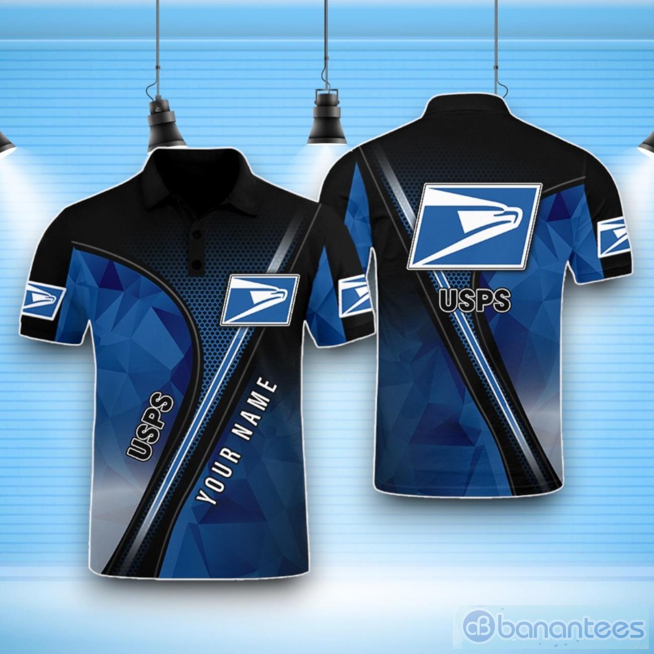 Usps logo polo clearance shirts