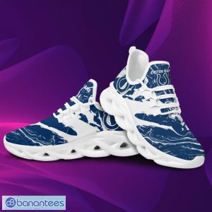Indianapolis Colts Logo Tie Dye Pattern Custom Name 3D Max Soul Sneakers Fans Gift Sports Shoes - Indianapolis Colts Logo Tie Dye Pattern Custom Name 3D Max Soul Sneaker Shoes_2