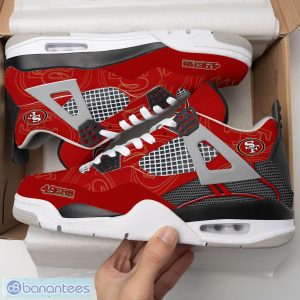 San Francisco 49ers Air Jordan 4 Sneakers Men And Women Shoes Product Photo 1