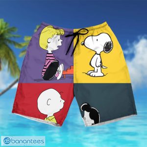 The Charlie Brown And Snoopy Show Hawaiian Shirt And Short Product Photo 3
