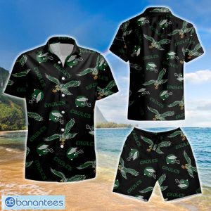 Philadelphia Eagles Retro Logo Hawaiian Shirt And Short Product Photo 1