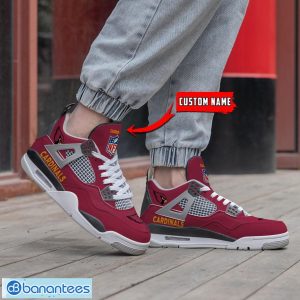 Personalized Name Arizona Cardinals Personalized Air Jordan 4 Sneakers Shoes Trending Shoes Product Photo 4