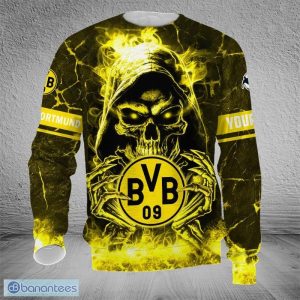 Custom Name Borussia Dortmund II Death 3D Hoodie, Long Sleeve, T Shirt, Zip Hoodie Gift For Fans - Borussia Dortmund II Hoodie, SweatShirt_4