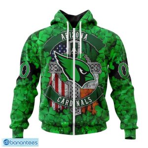 Arizona Cardinals NFL Teams St. Patrick’s Day 3D Hoodie, T Shirt Holidays Custom Number And Name - Arizona Cardinals NFL Teams St. Patrick’s Day 3D Hoodie Personalized_2