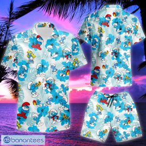 The Smurfs Hawaiian Shirt And Short - Banantees