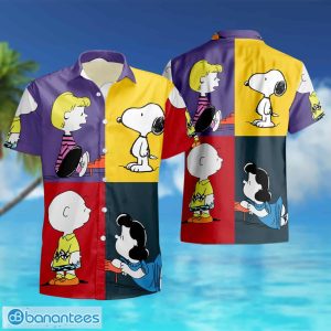 The Charlie Brown And Snoopy Show Hawaiian Shirt And Short Product Photo 2