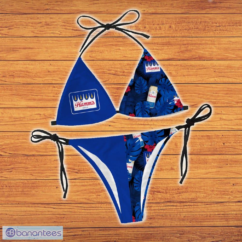 Blue Hamm's Beer String Bikini Gift Women Beach Summer - Blue Hamm's Beer String Bikini Gift Women Beach Summer