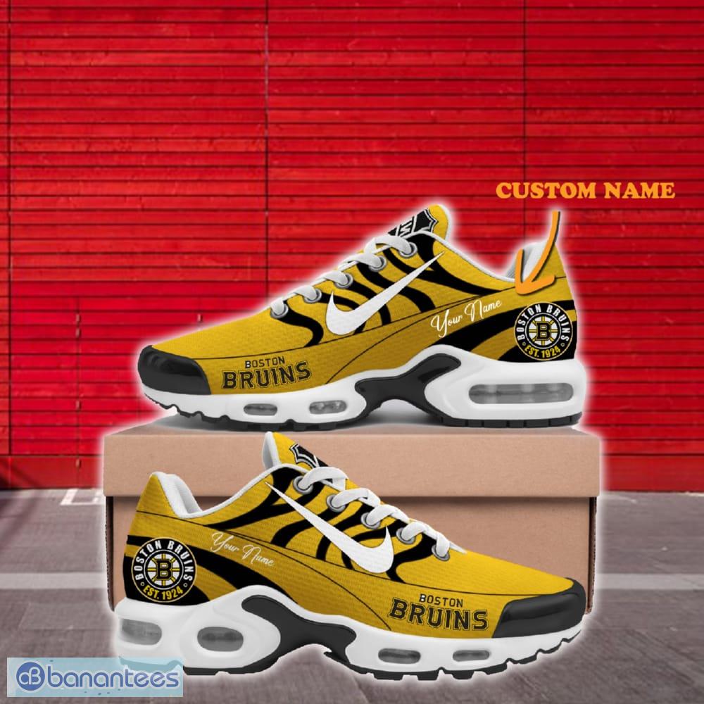 Boston Bruins Air Cushion Sports Shoes Design Gift For Men And Women Custom Name - Boston Bruins Air Cushion Sports Shoes
